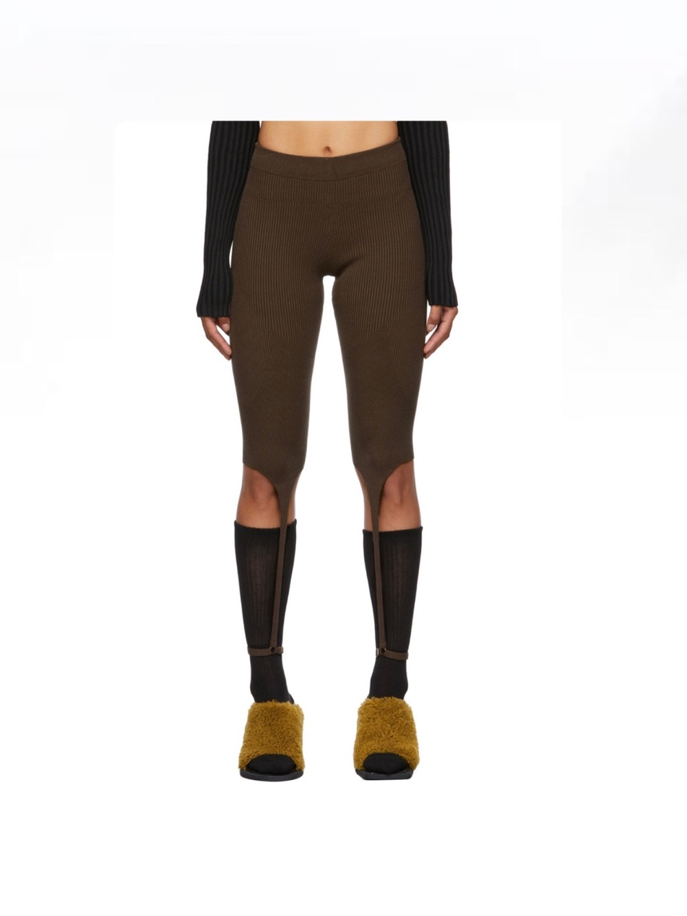 Jacquemus Ribbed Knit Leggings